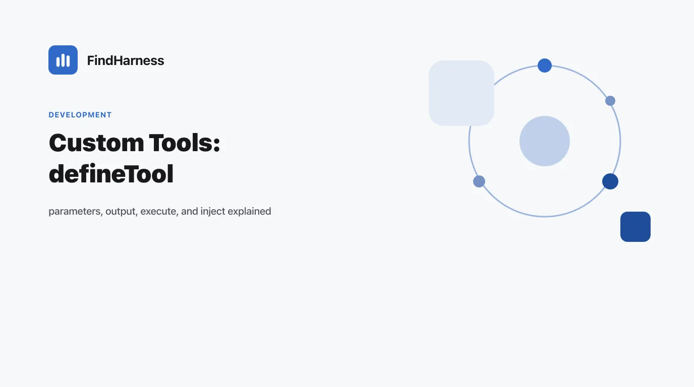 How to Add a Custom Tool to DeepSeek-Harness with defineTool