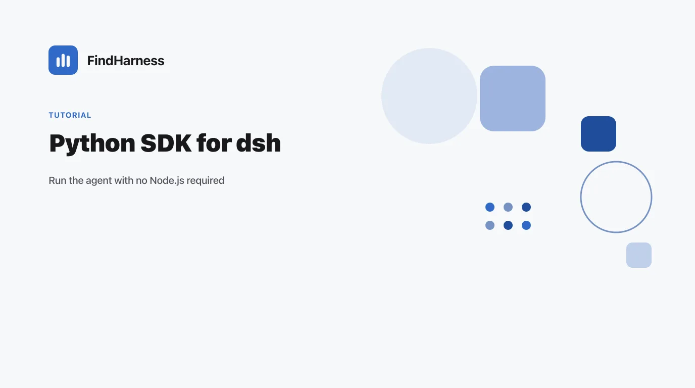 DeepSeek-Harness Python SDK: Run the Agent Programmatically