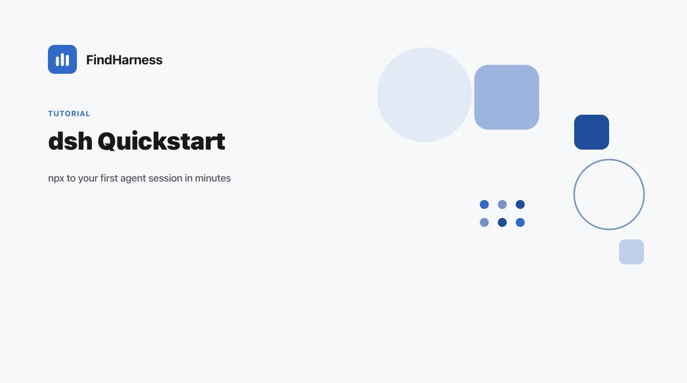 DeepSeek Harness Quickstart: From npx to Your First Agent Session