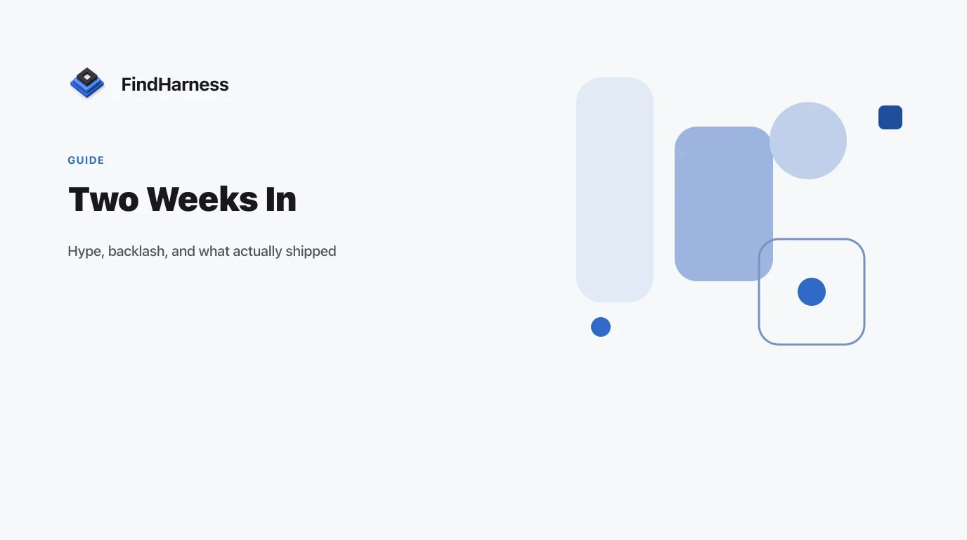 DeepSeek Harness Two Weeks In: Hype, Backlash, and What Shipped
